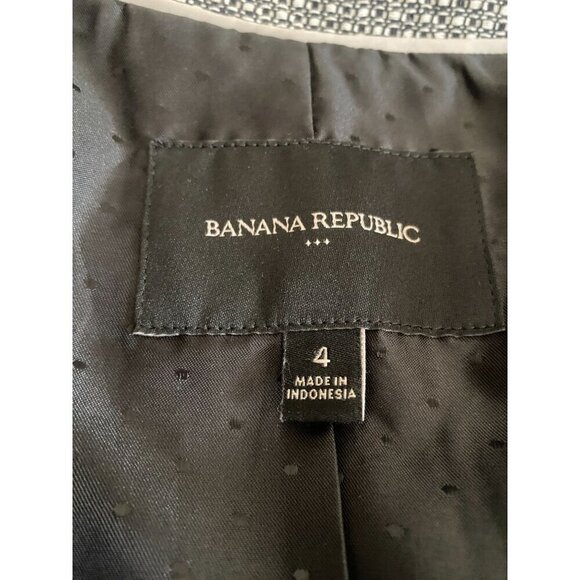 Banana Republic Factory Gray Textured Blazer 4 - Picture 5 of 7